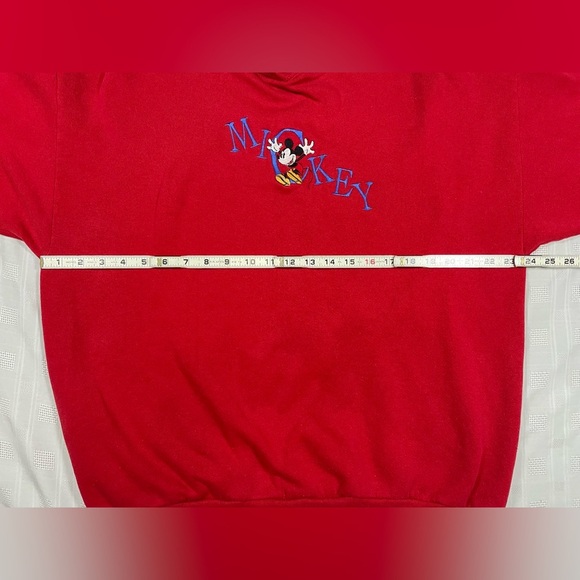 Vintage Disney Mickey & Co. Red Sweatshirt Women’s XL Made in USA - Picture 6 of 11